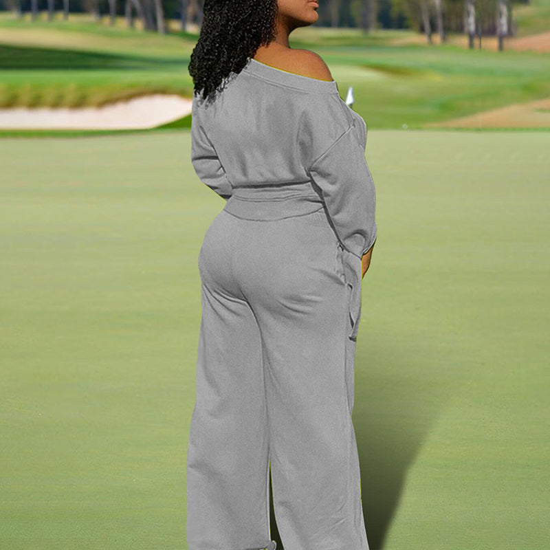 Women's Beauty Sweat Casual Pants Set