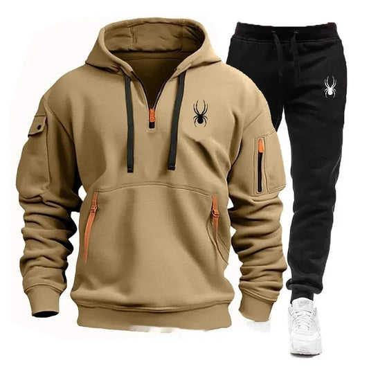 Men's Black Widow Casual Sports Set