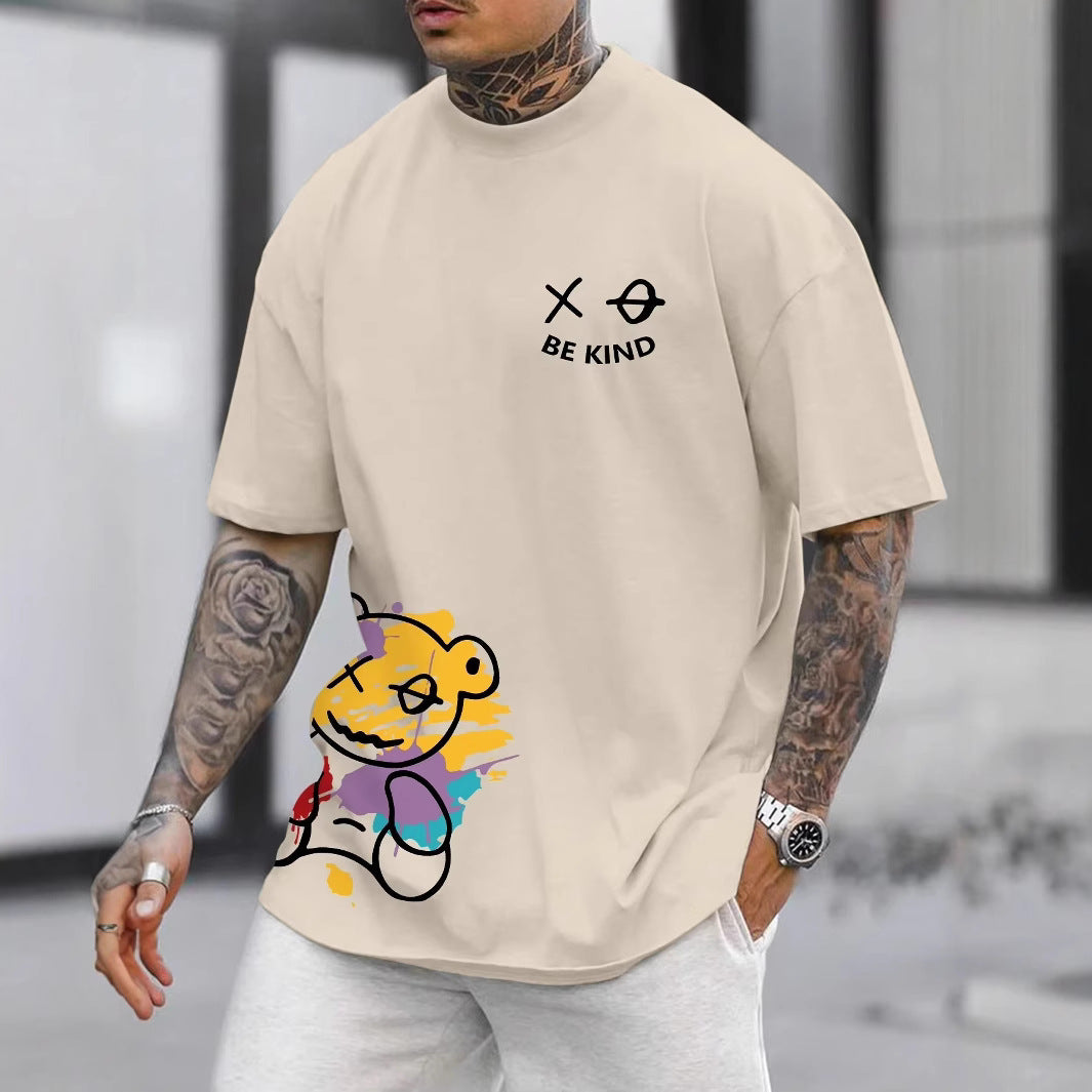 Men's Be Kind Printed 2D T-Shirt