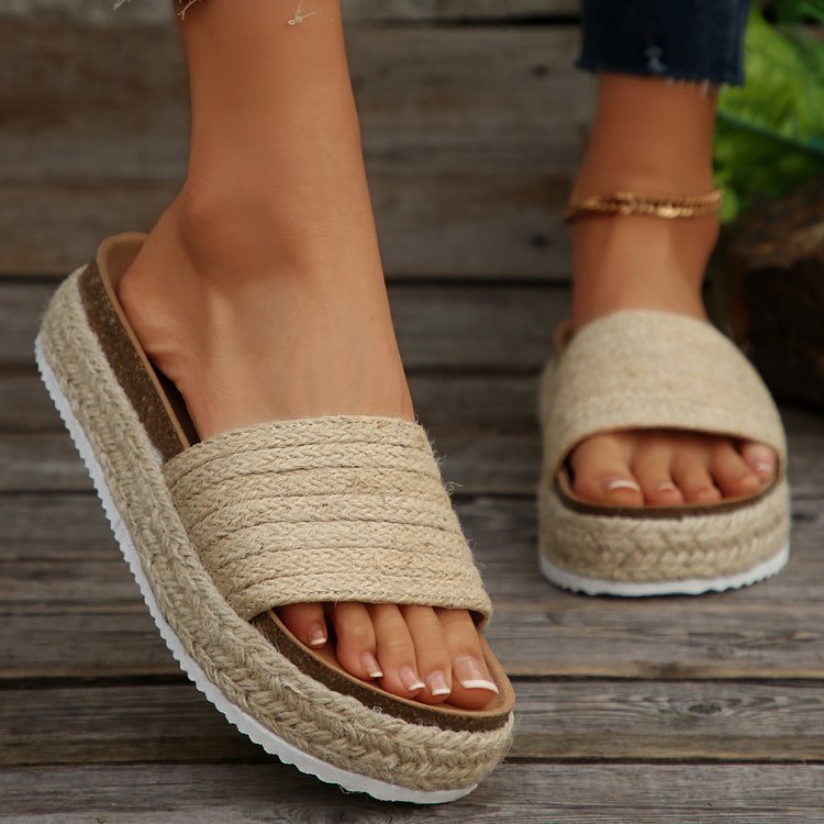 Women's Sand Hemp Rope Sandals