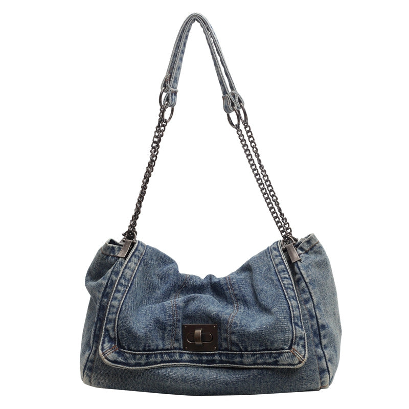 Summer Grab Your Denim New Fashion Chain Shoulder Messenger Bag