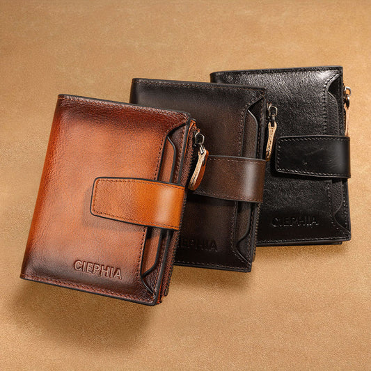 Men's Ciephia Leather Multi-function Wallet