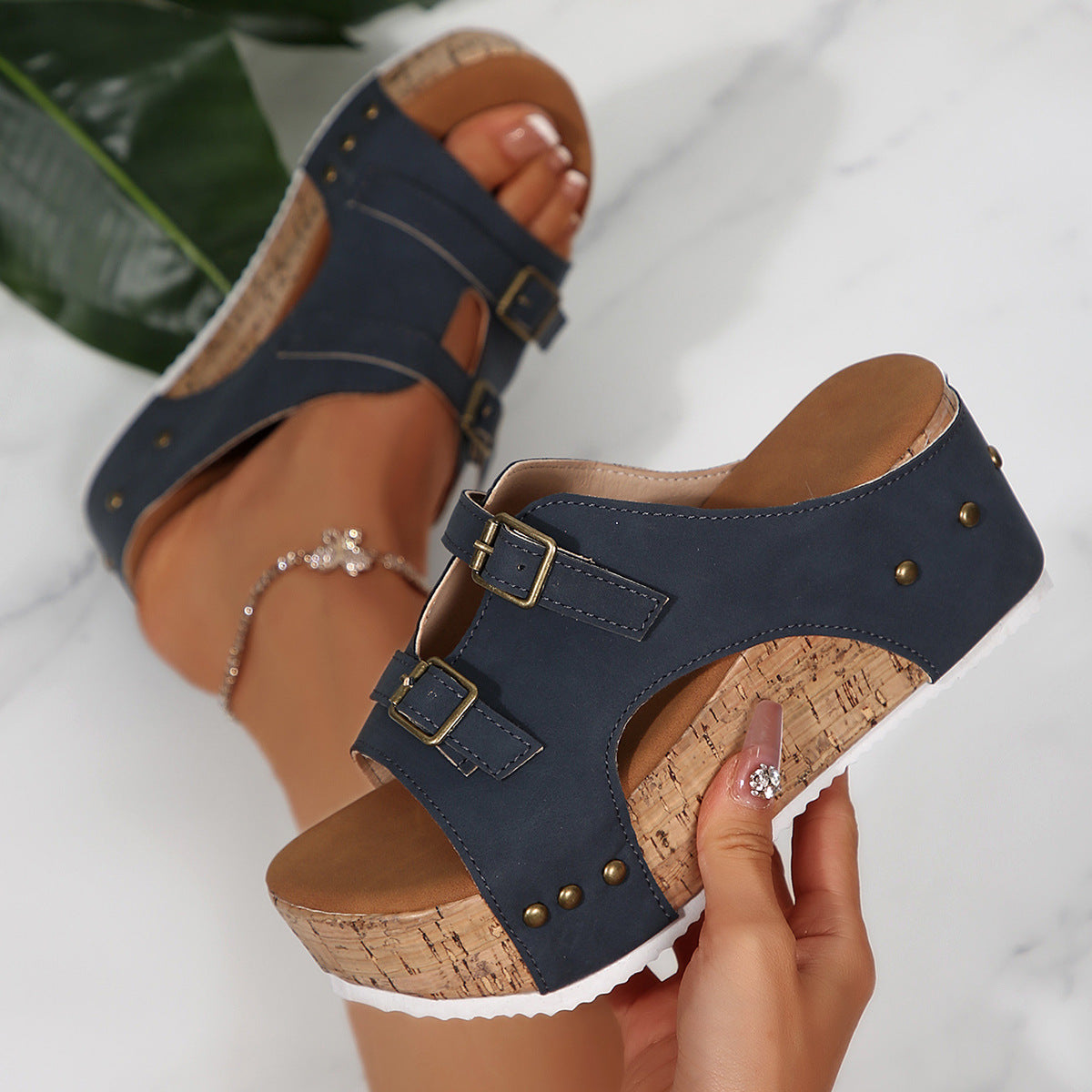 Women's Fashion Platform Muffin Beach Sandals