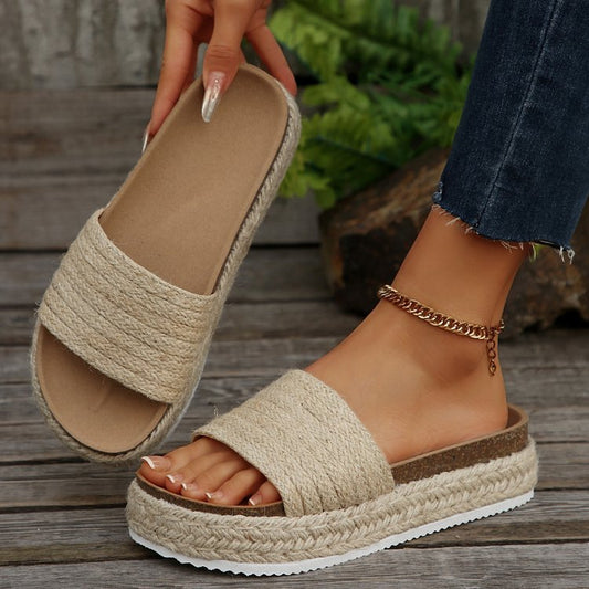 Women's Sand Hemp Rope Sandals