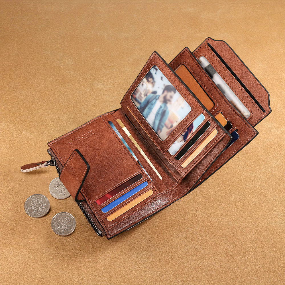 Men's Ciephia Leather Multi-function Wallet