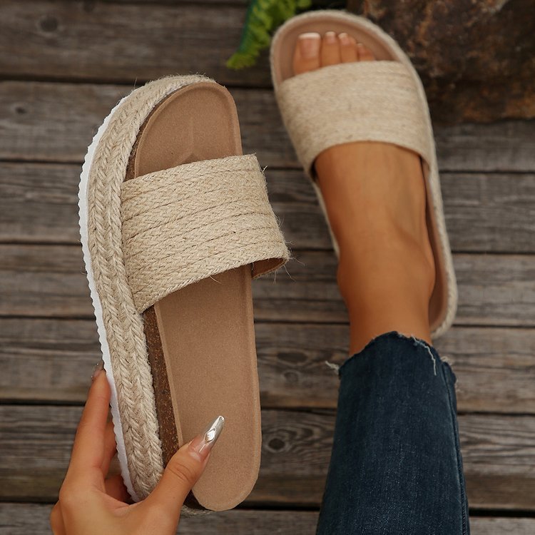 Women's Sand Hemp Rope Sandals
