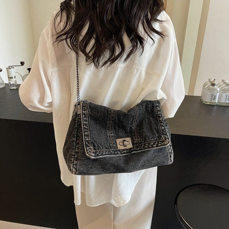Summer Grab Your Denim New Fashion Chain Shoulder Messenger Bag