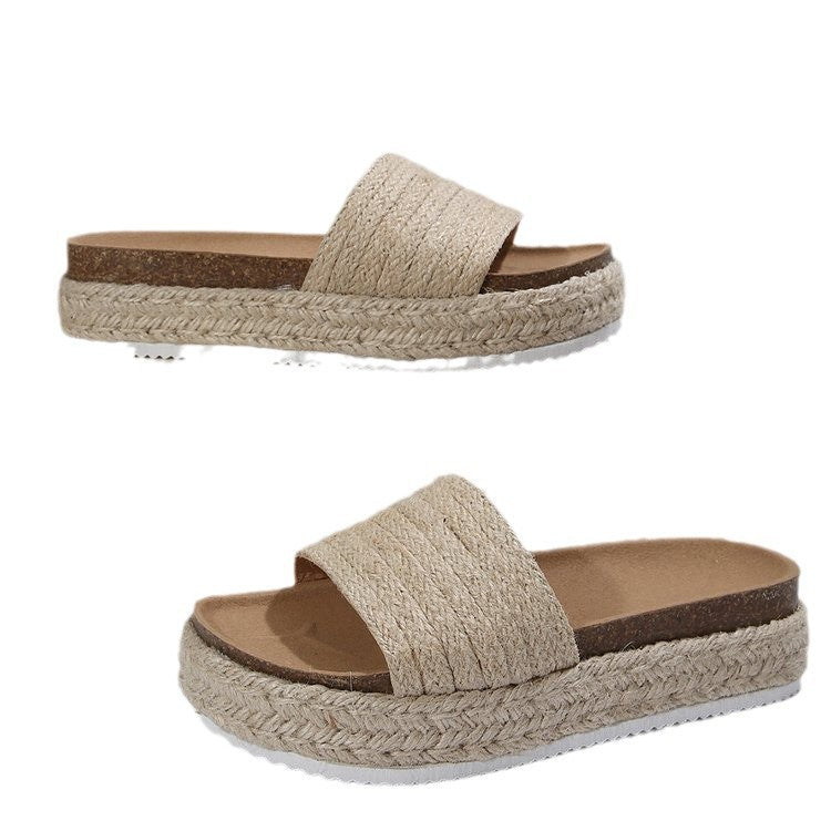 Women's Sand Hemp Rope Sandals