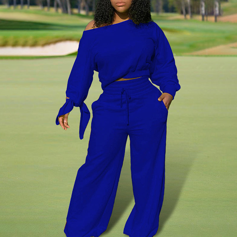 Women's Beauty Sweat Casual Pants Set