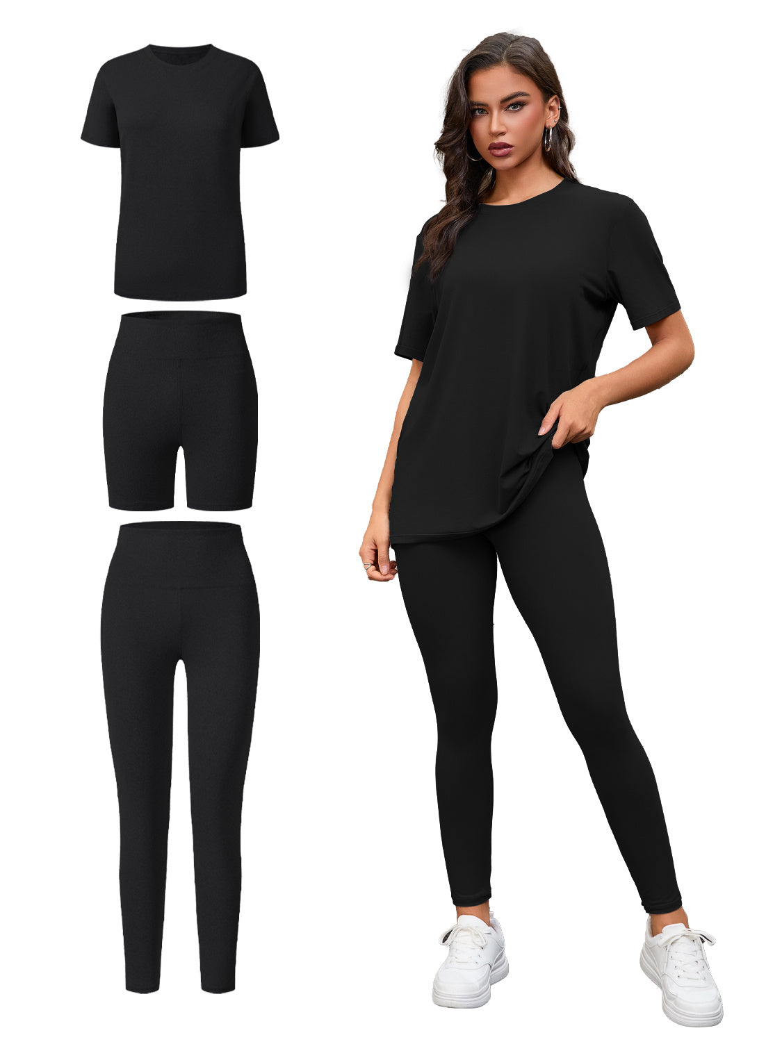 Women's Yoga Lounge Three Piece Set