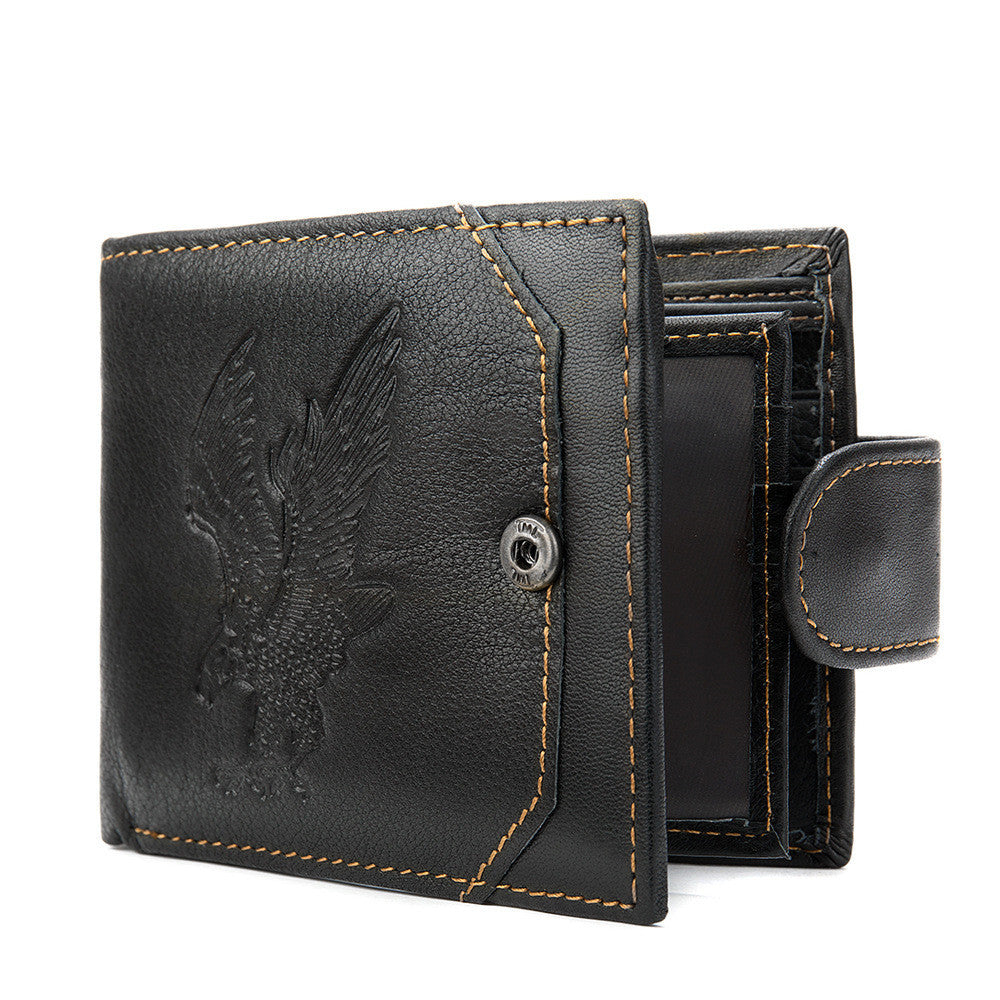 Men's Eagle Landing Leather Wallet
