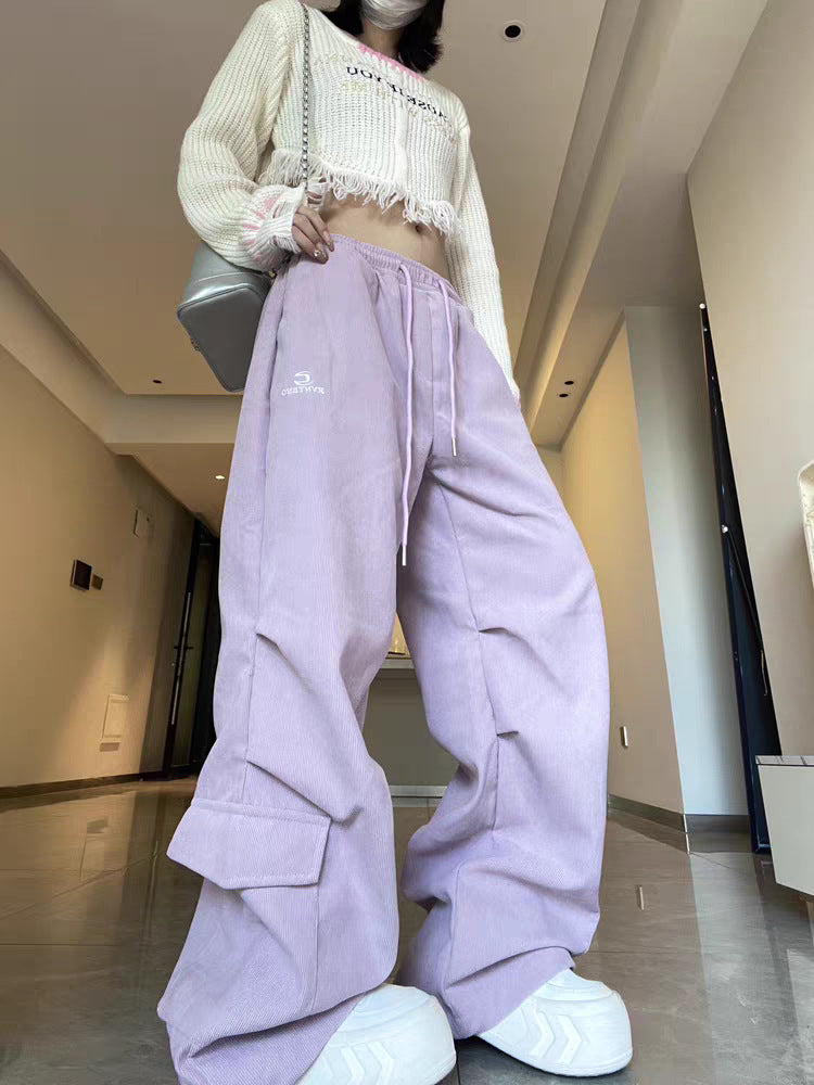 Women Street Casual Loose Track Pants