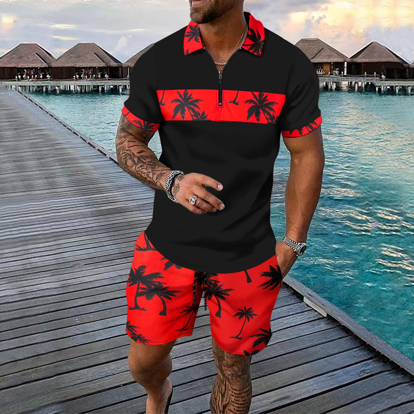 Men New Summer Leisure Set