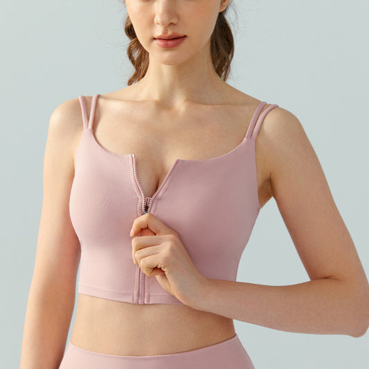 Women's Fitness Double-shoulder Sports Bra