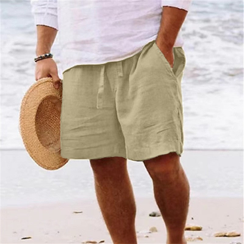 Men Summer Pockets Beach Shorts