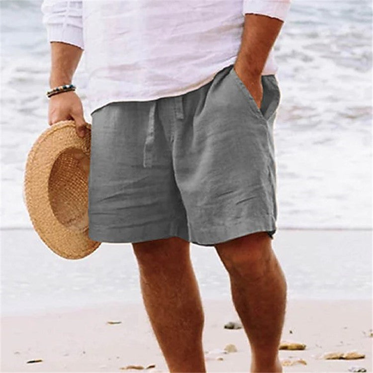 Men Summer Pockets Beach Shorts