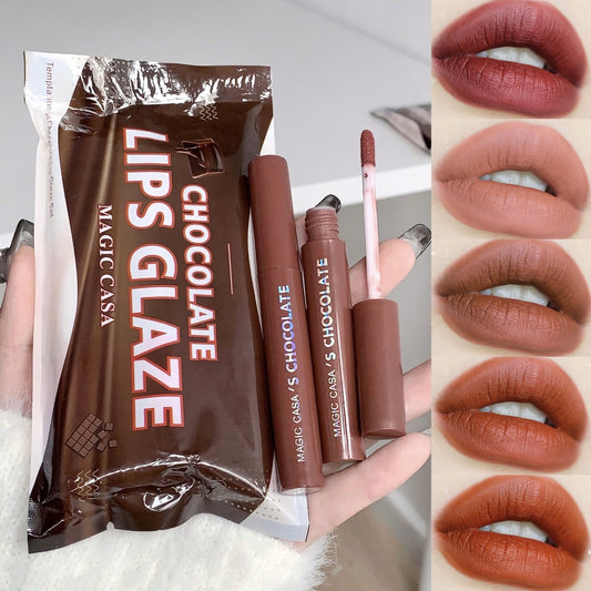 Beauty Magic Casa Chocolate Matte Lip Glaze Set