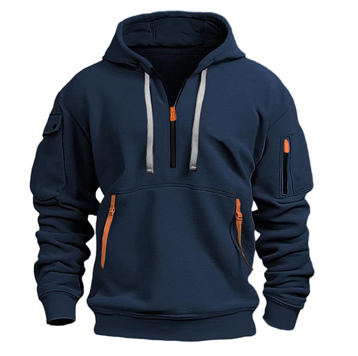 Men Comfort Shoulder Hooded Sweatshirt