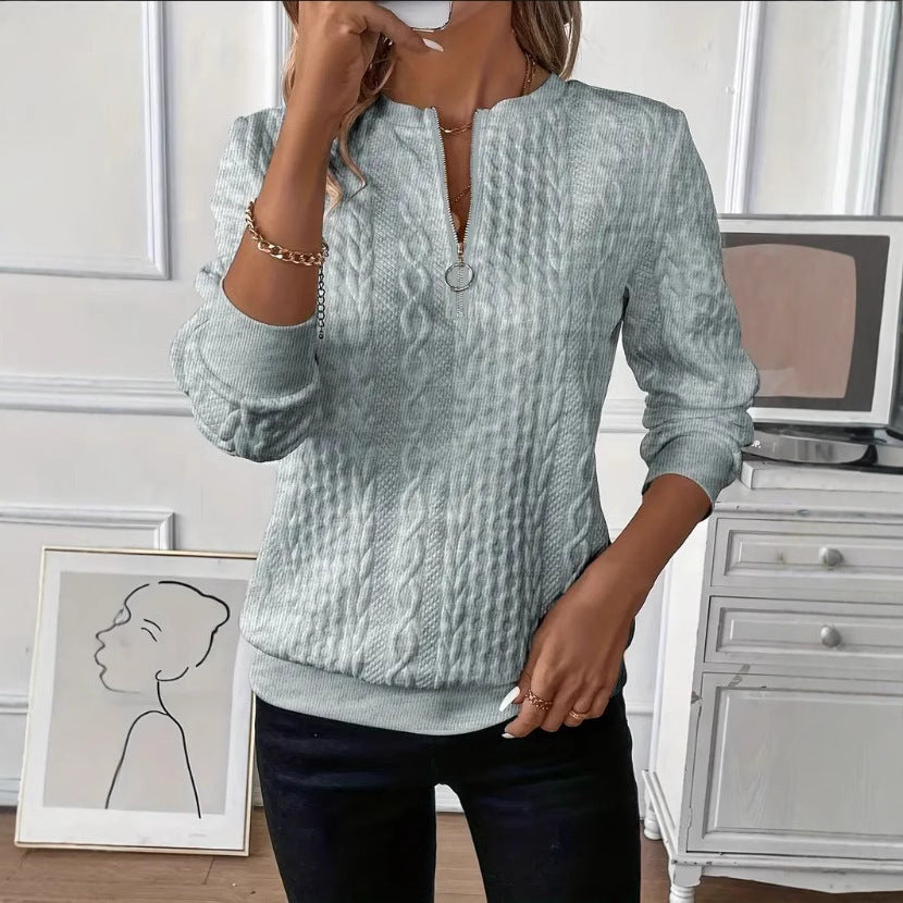 Women's Street Quilted Casual Sweater