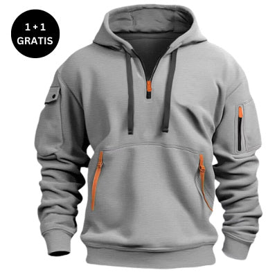 Men Comfort Shoulder Hooded Sweatshirt