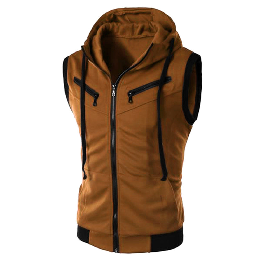Men Hood Summer Vest