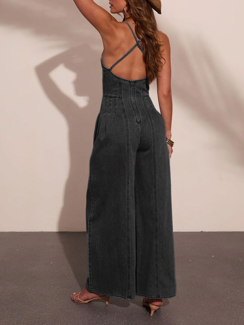 Women's Chenyin Denim Jumpsuit