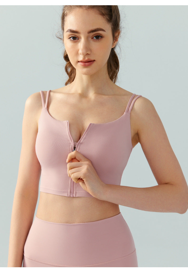 Women's Fitness Double-shoulder Sports Bra