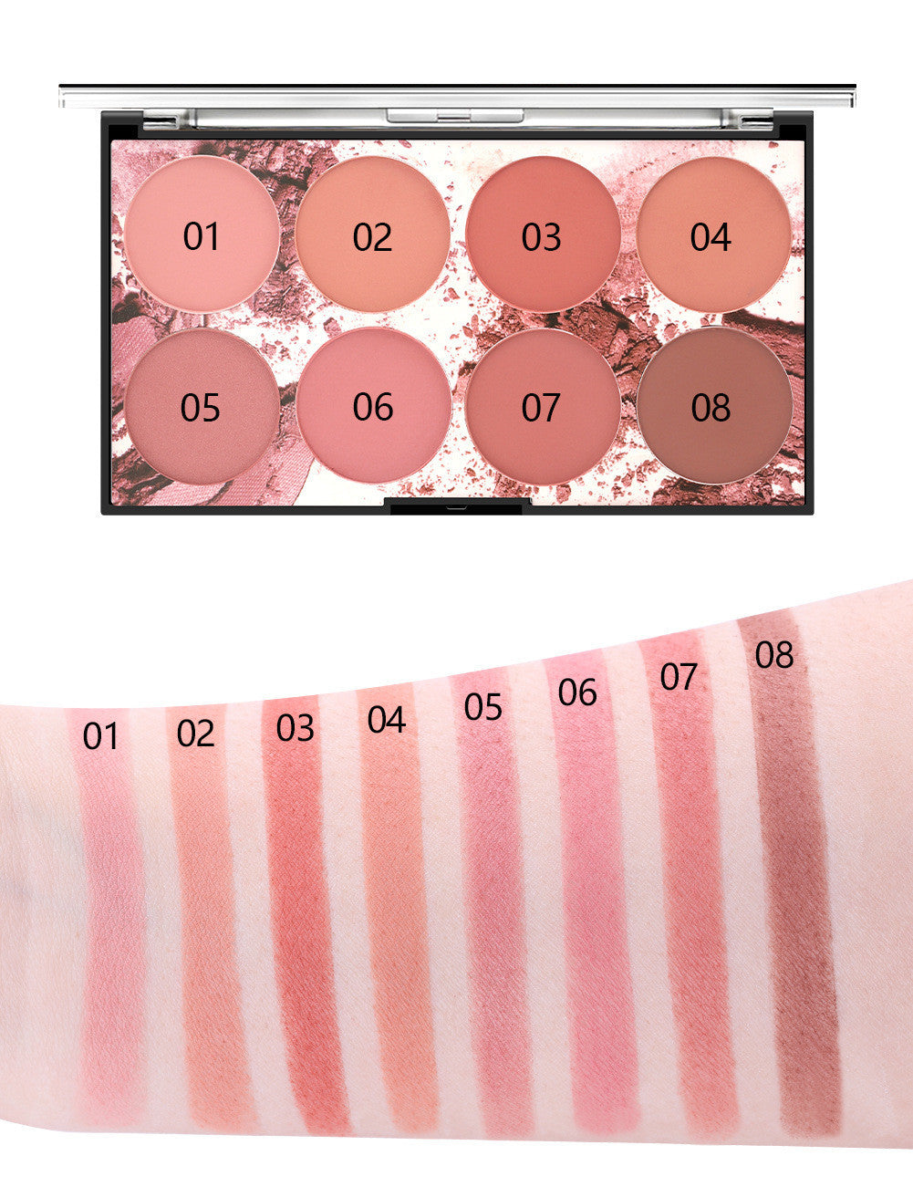 Beauty Miss Rose Matte Blush Palette