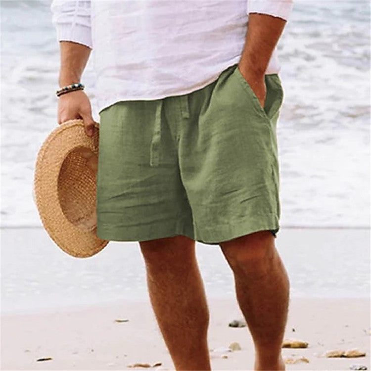 Men Summer Pockets Beach Shorts