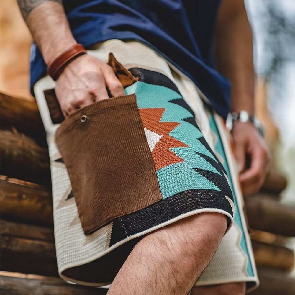 Men New Travel Tribe High-End Summer Shorts