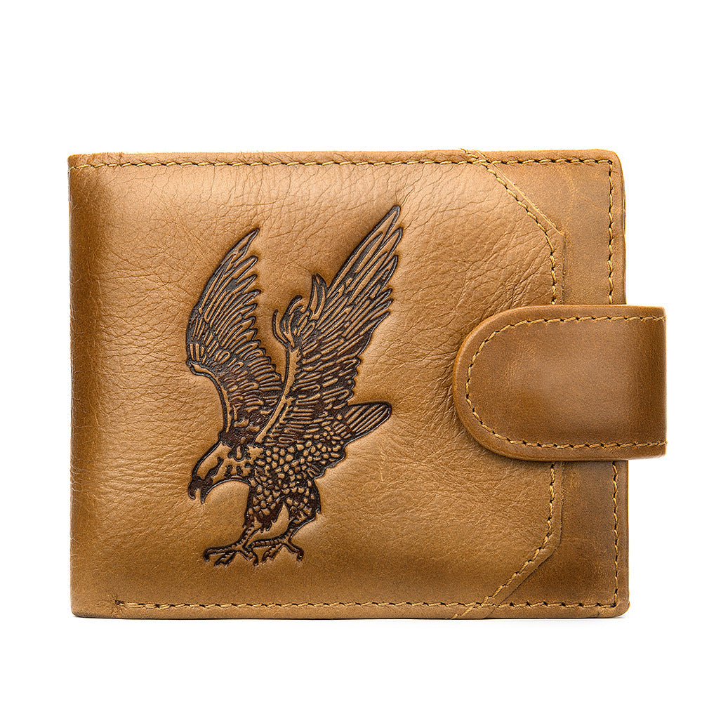 Men's Eagle Landing Leather Wallet