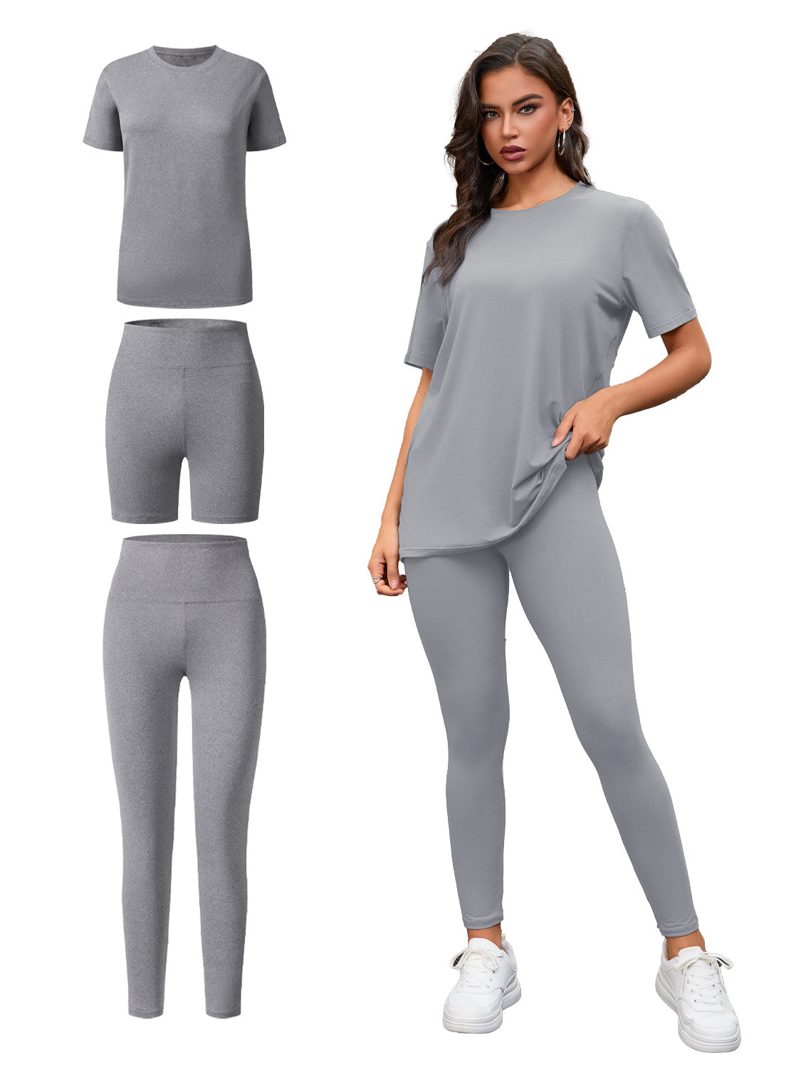 Women's Yoga Lounge Three Piece Set